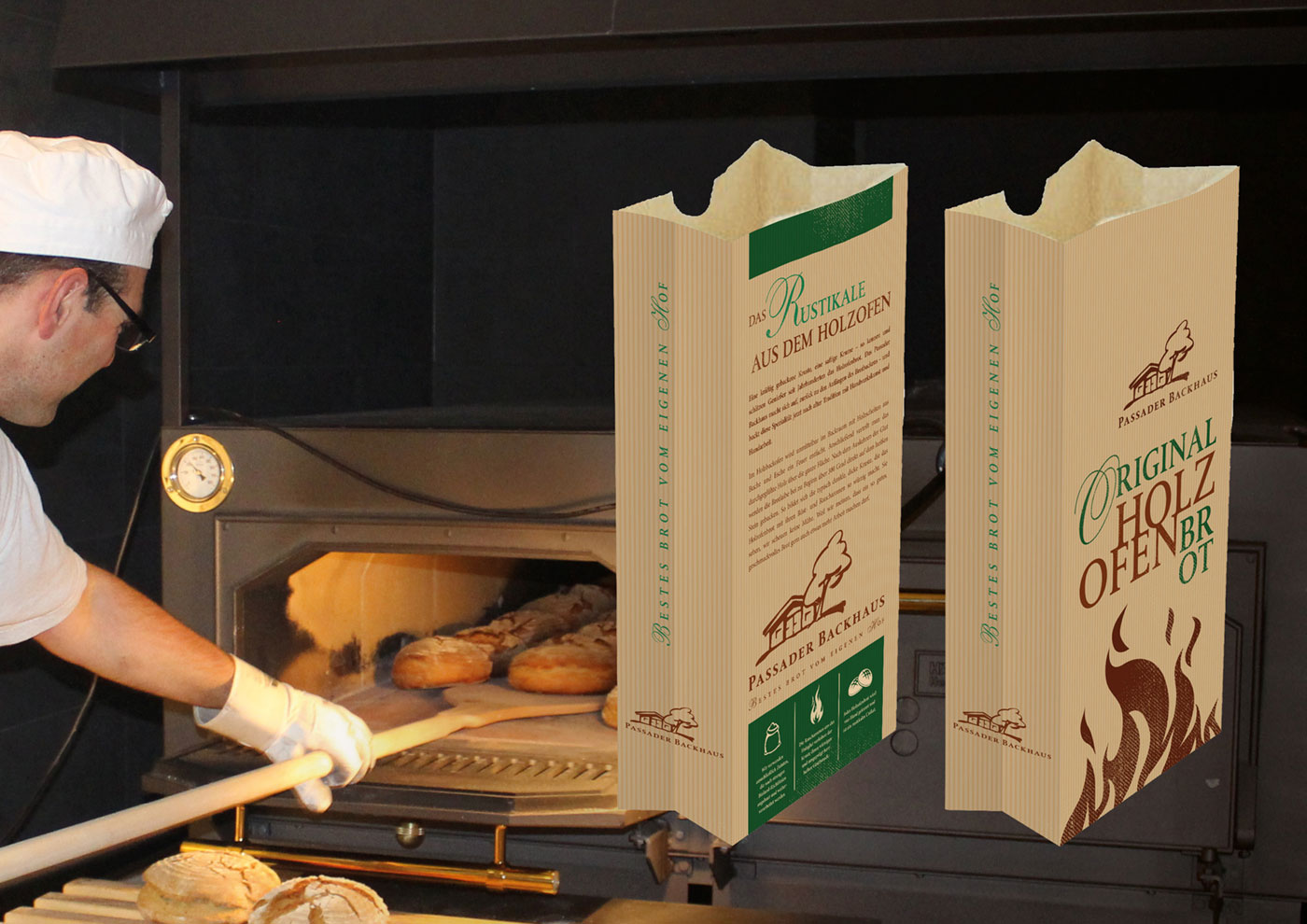 Markenführung für die Biobäckerei Passaader Backhaus: Packaging